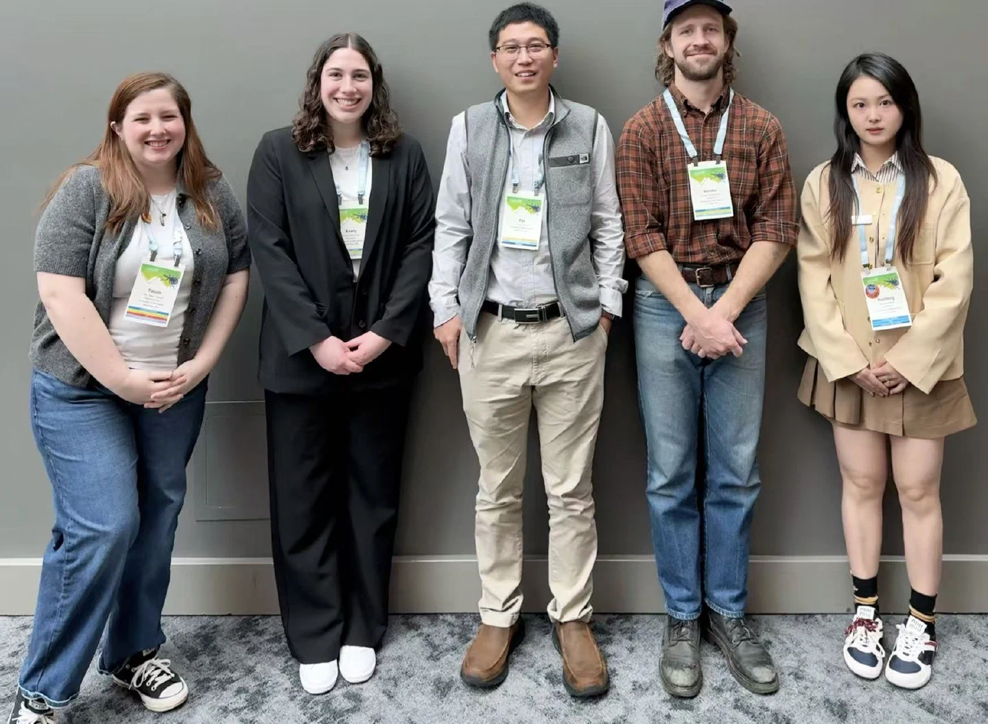 Corn Entomology Lab members at the 2025 Entomological Society of America meeting in Oregon.